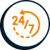 24/7 Availability For Support